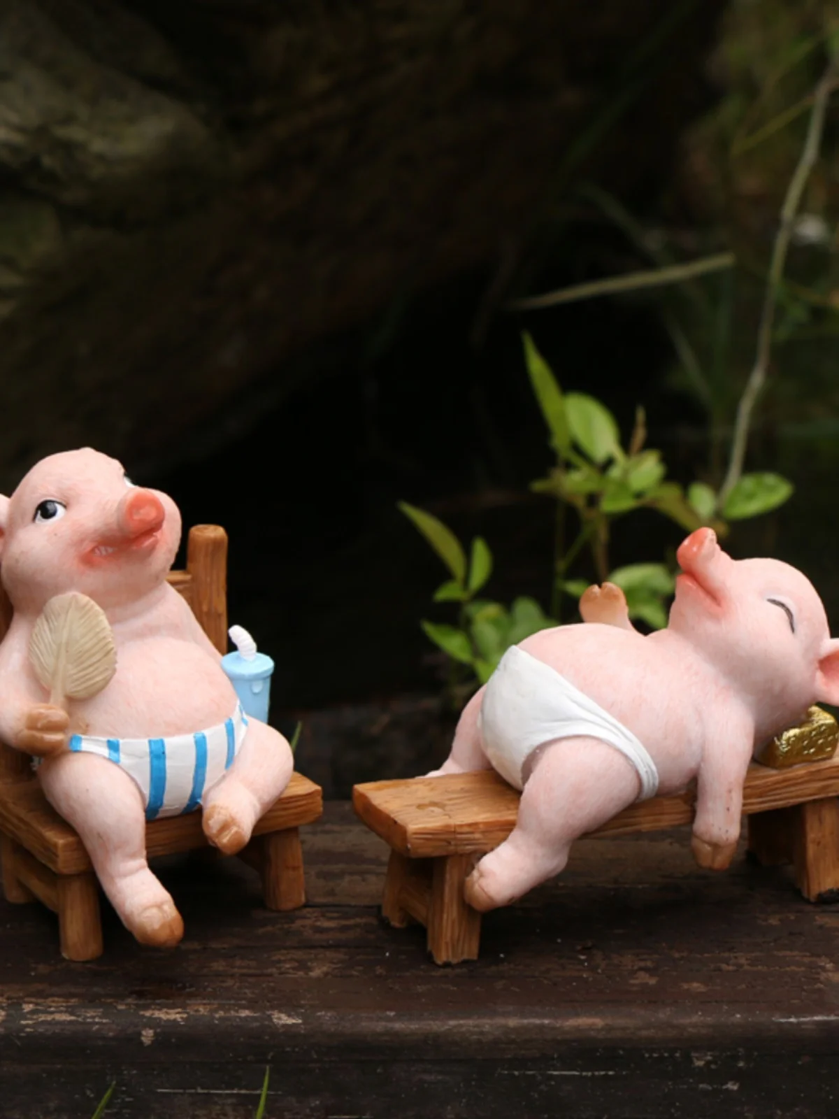Creative Money Pig Ornament, Cute Simulation Animal, Fairy Garden Figurines, Personalized Gift