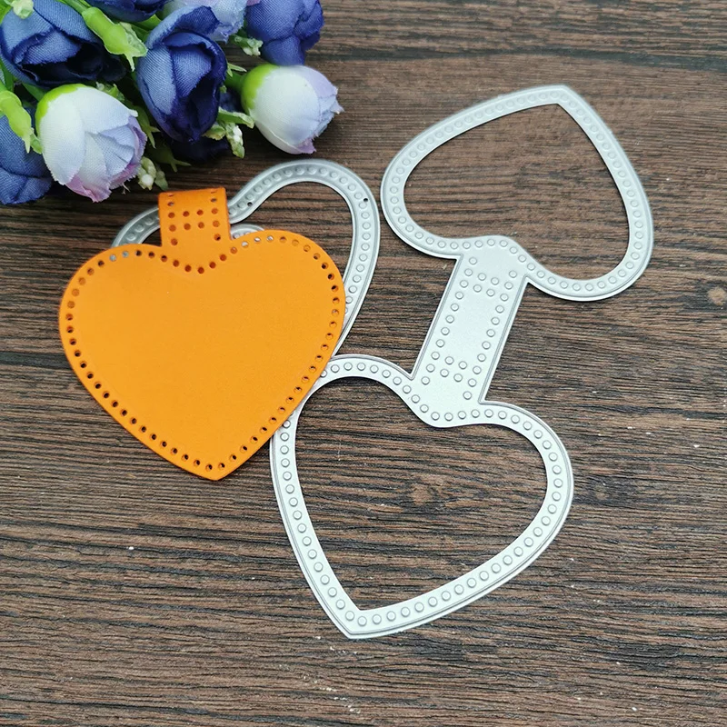 AOKEDIY Shaker Heart Paper Metal Cutting Dies Stencils For DIY Scrapbooking Decorative Embossing Handcraft Die Cutting Template