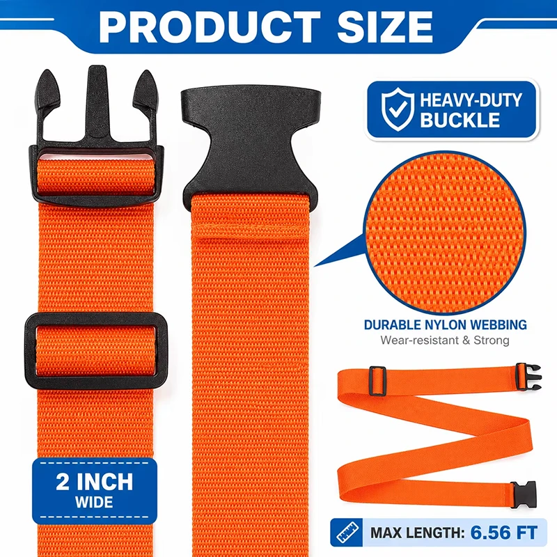 2m Verstellbarer Gepäckgurt, Q – Luggage Strap Belt Bewertung und Preis