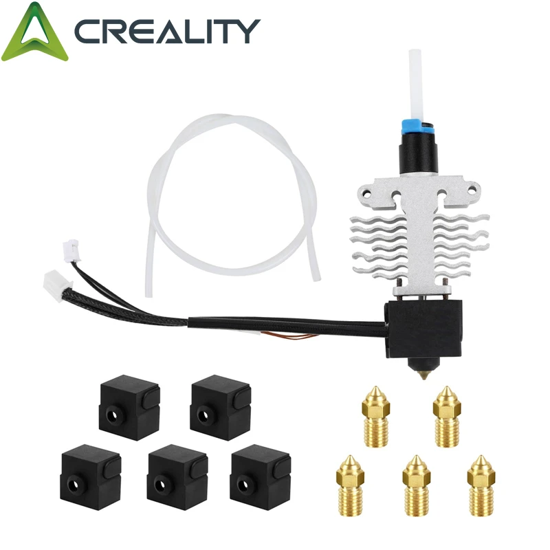 Oficjalny zestaw Hotend Creality Ender-5 S1 Wysokotemperaturowa i szybka wytłaczarka Hotend Silikonowe skarpetki MK6 Dostępna dysza