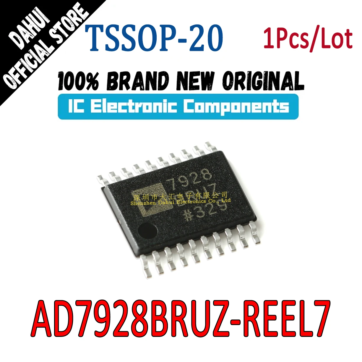 

AD7928BRUZ-REEL7 AD7928BRUZ 7928BRUZ AD7928 BRUZ TSSOP-20 12-bit ADC chip IC new and original