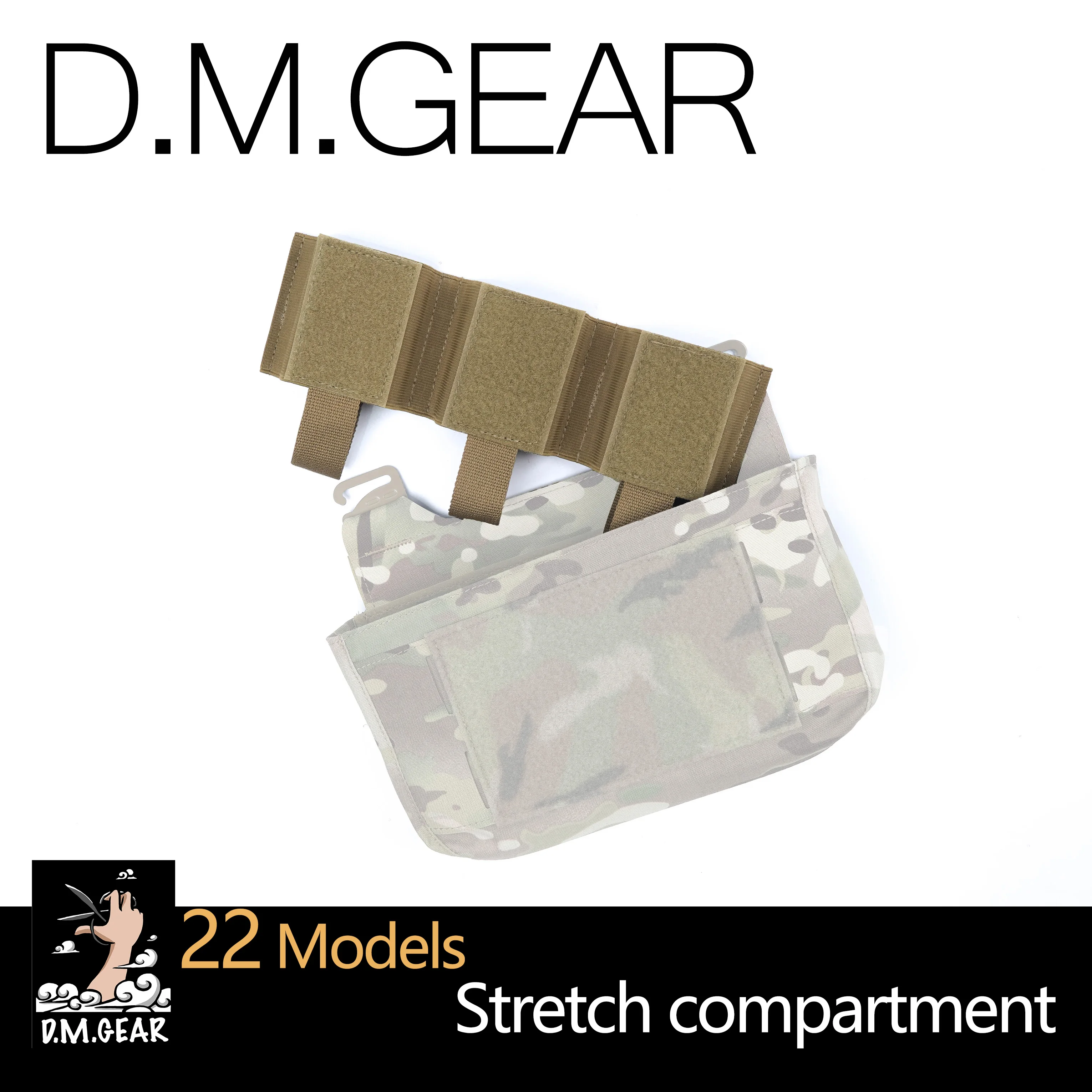 DMDear 22 MK4 Tactical Chest Hanging Triple Mags Elastic Compartment 1120X Used With