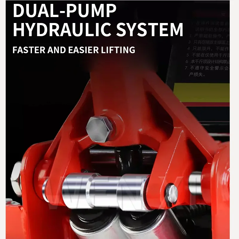 2/4-Ton Horizontal Hydraulic Jack Car-Mounted for Sedans, Vans, Off-Road Vehicles, and SUVs Roof-Mounted Tire-Changing Tool