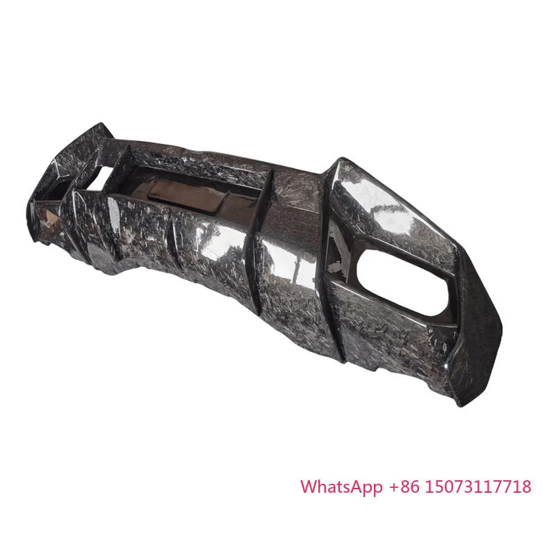 

M Style FOrged Carbon Car Rear Bumper Lip Diffuser for rghini Huracan LP610 LP580