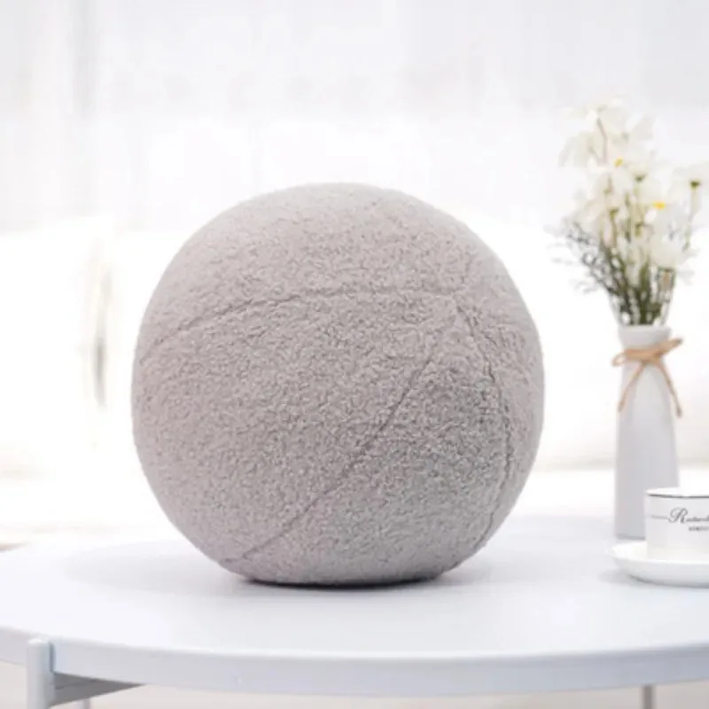 Nordic Style Cushion with Ball-shaped Pillow for Sofa and Window Decoration Luxurious Modern