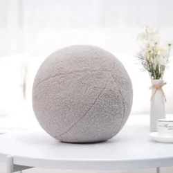 Nordic Style Cushion with Ball-shaped Pillow for Sofa and Window Decoration Luxurious Modern