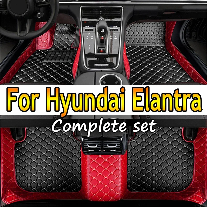 

Car Floor Mat For Hyundai Elantra Avante i30 Sedan CN7 2021 2022 2023 2024 Waterproof Protective Pads Foot Matt Accessories