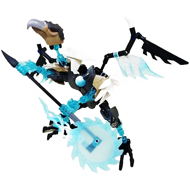 

2in1 Chi Vardy Sabretooth Tribe Legends of CHIMA Building Blocks Ice Hunter Soldier Set Constructable Warriors Figures Toy Gift