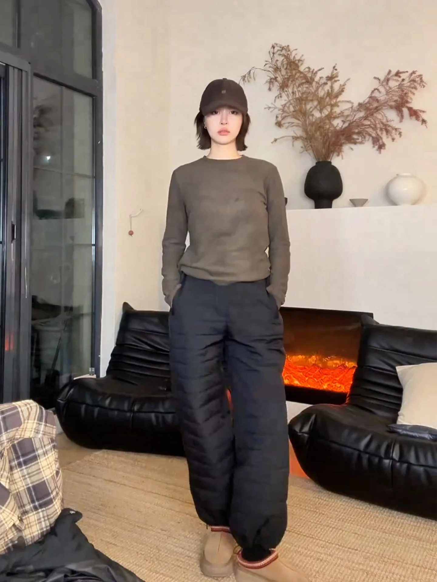 

Женская базовая футболка BAIBAIYE с узором «Облако», приятная к телу, однотонная, длинный рукав, приталенный крой, зимняя мода