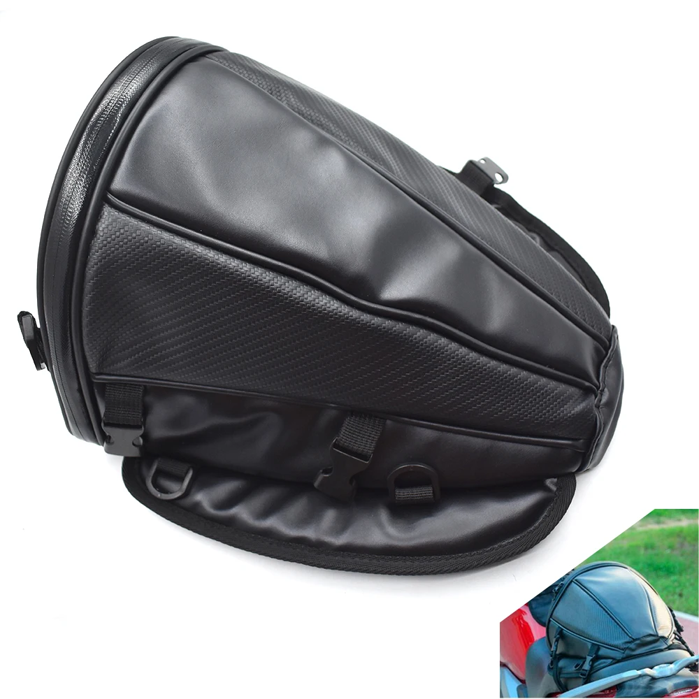 Universal Motorcycle Durable Rear Seat Bag water proof tail bag For Suzuki GSX1400 SFV650 SV650/A DL250 DL650A GS500F SV1000S