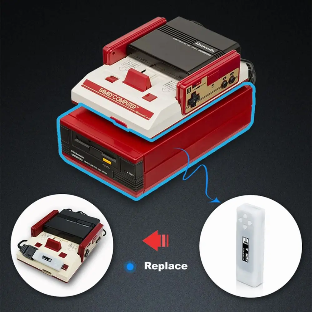 Emulador de disco FDSKey Plug and Play DIY, soporte de enchufe caliente, emulador de unidad de disco multifuncional, adaptador de sistema de disco Famicom para FC