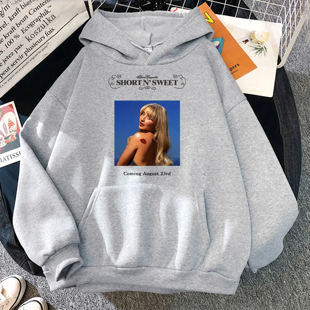Sabrina Carpenter Short N\' Sweet Taste Hoodie Fashion Women Aesthetic Hoodies Unisex Autumn Winter Vintage Pullovers Sweatshirts