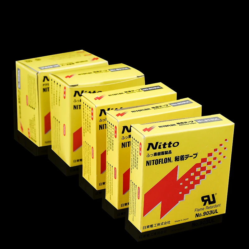 Imagem -04 - Japão Nitto Denko Fita Nitoflon Impermeável Único Face Fita 903ul Original de Alta Qualidade 10 Peças T0.08 mm w 13 Mm19 Mm* L10m 903