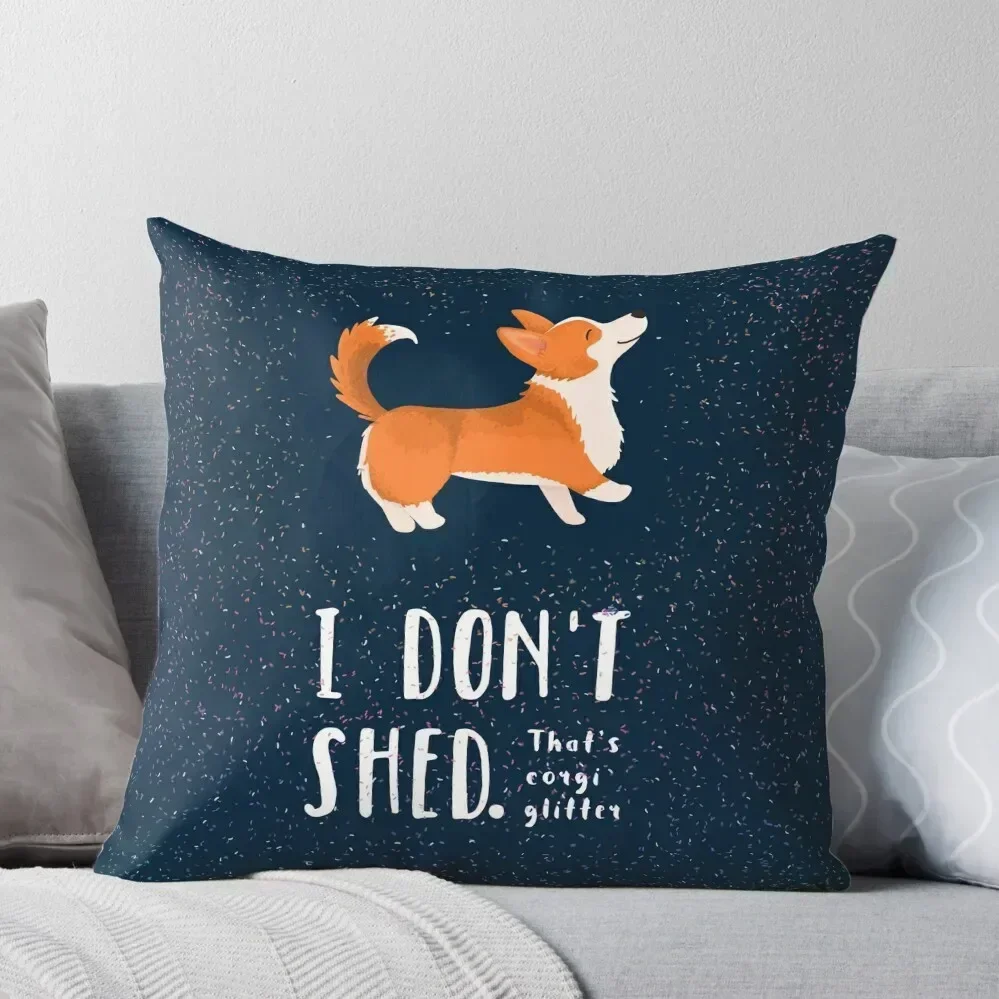 

Corgi Glitter (Pembroke Welsh Corgi) Throw Pillow Custom Cushion Photo Throw Pillow Covers Sitting Cushion pillow