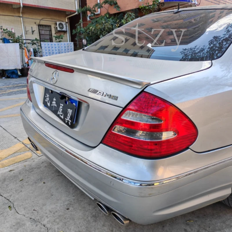 For Mercedes Benz E-Class W211 E180 200 260 300 320 240 230 280 35 Rear Roof Trunk Lid Spoiler Wings Car Tuning Accessories Part - view 3