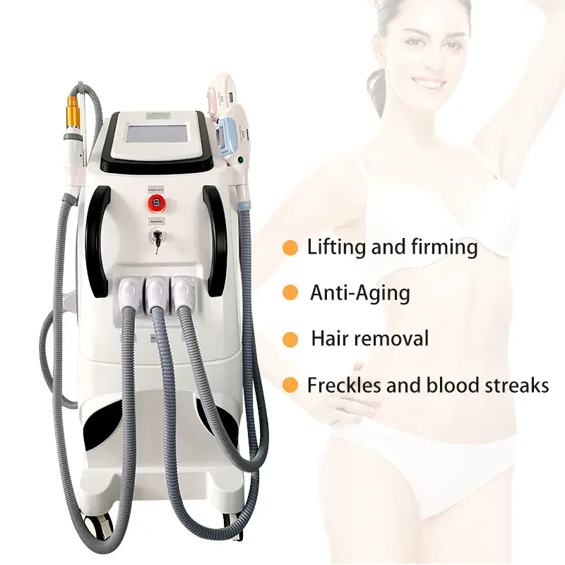 4 in 1 ringiovanimento della pelle detergente profondo hiar rimuove la macchina di bellezza ipl laser a diodi per la rimozione del tatuaggio laser a picosecondi