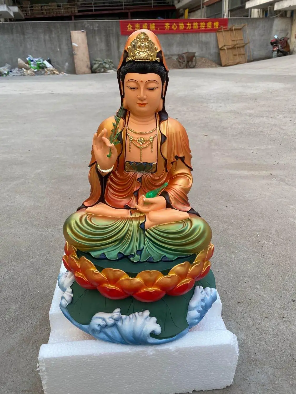 الجملة لوازم البوذية جنوب شرق آسيا مزار المنزل كفاءة شفيع القديس الزينة الله أفالوكيتسفارا غوان يين بوذا #3