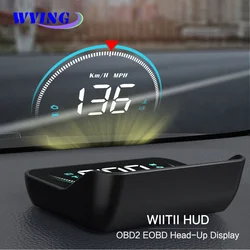 WYING New HUD M8 OBD HUD Car HUD Head Up Display OBD2 avviso di velocità eccessiva indicatori di temperatura dell'acqua elettronici automatici