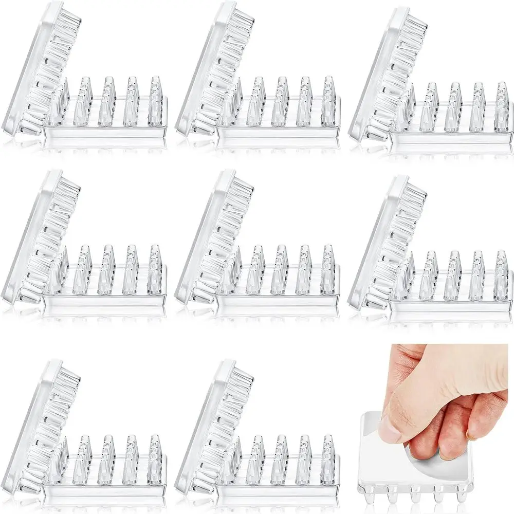 12 Pieces Stick Furniture Carpet Protectors Spiked Caster Cups Leg Carpet Protector Sofas Tables Chairs Bookcases