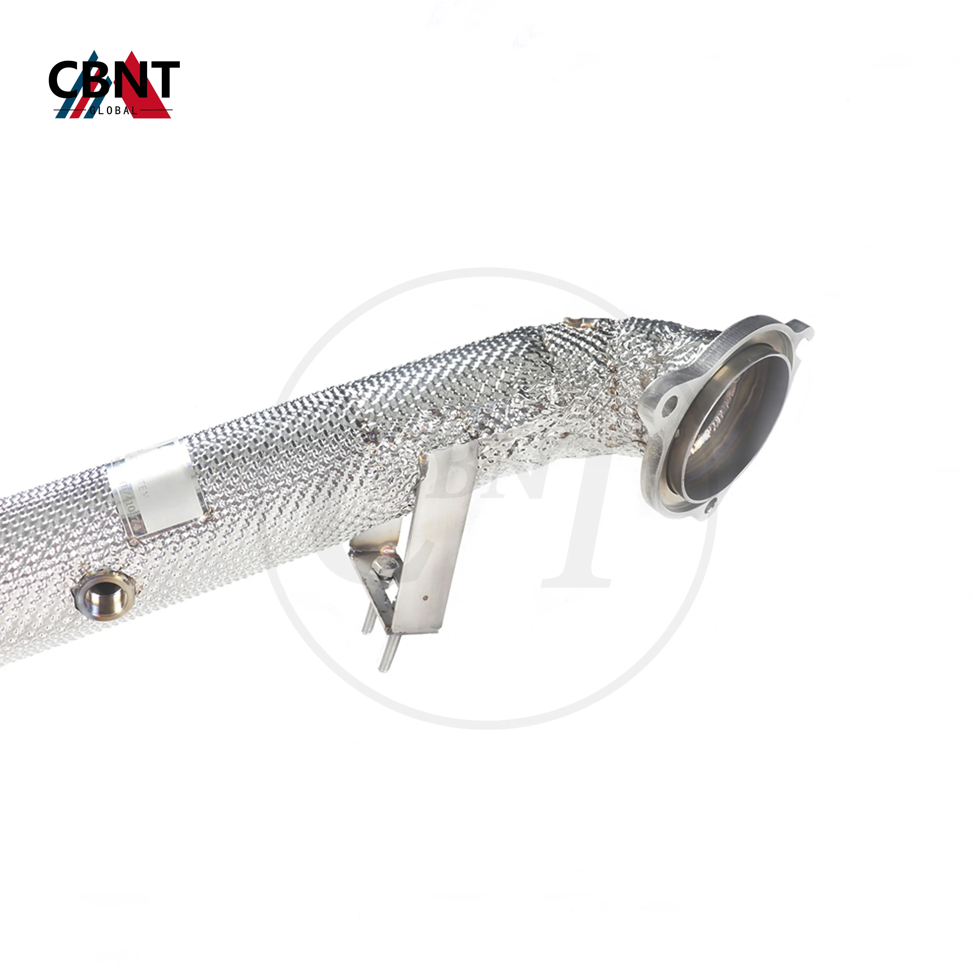 CBNT for Ford Mondeo 2.0T Focus 1.5T Exhaust-headers with Catalytic Converter Downpipe with Heat Shield Performance Exhaust Pipe