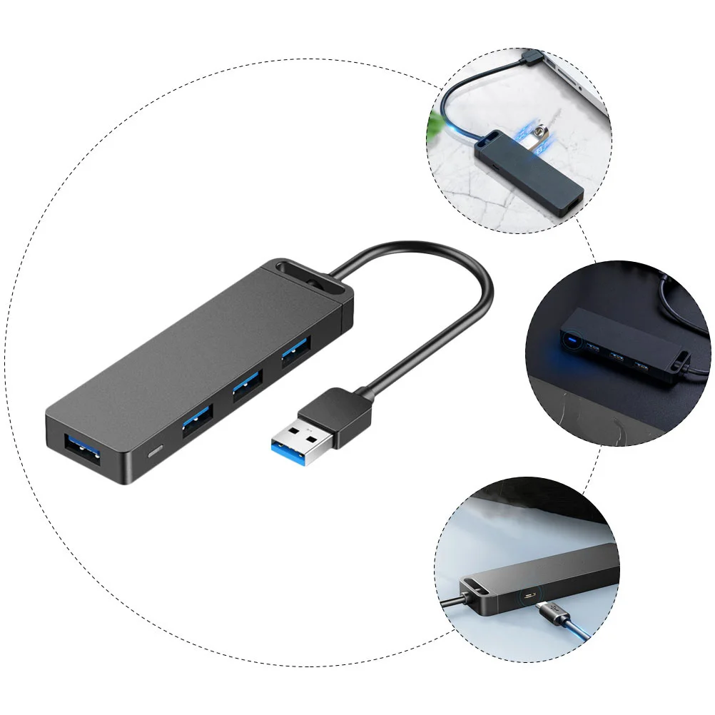 

USB 2.0 Hub 0.5m 4-Slot Splitter Portable Data Hub Professional Tool for Multiple Jobs At Once USB Splitter Pc Accessories