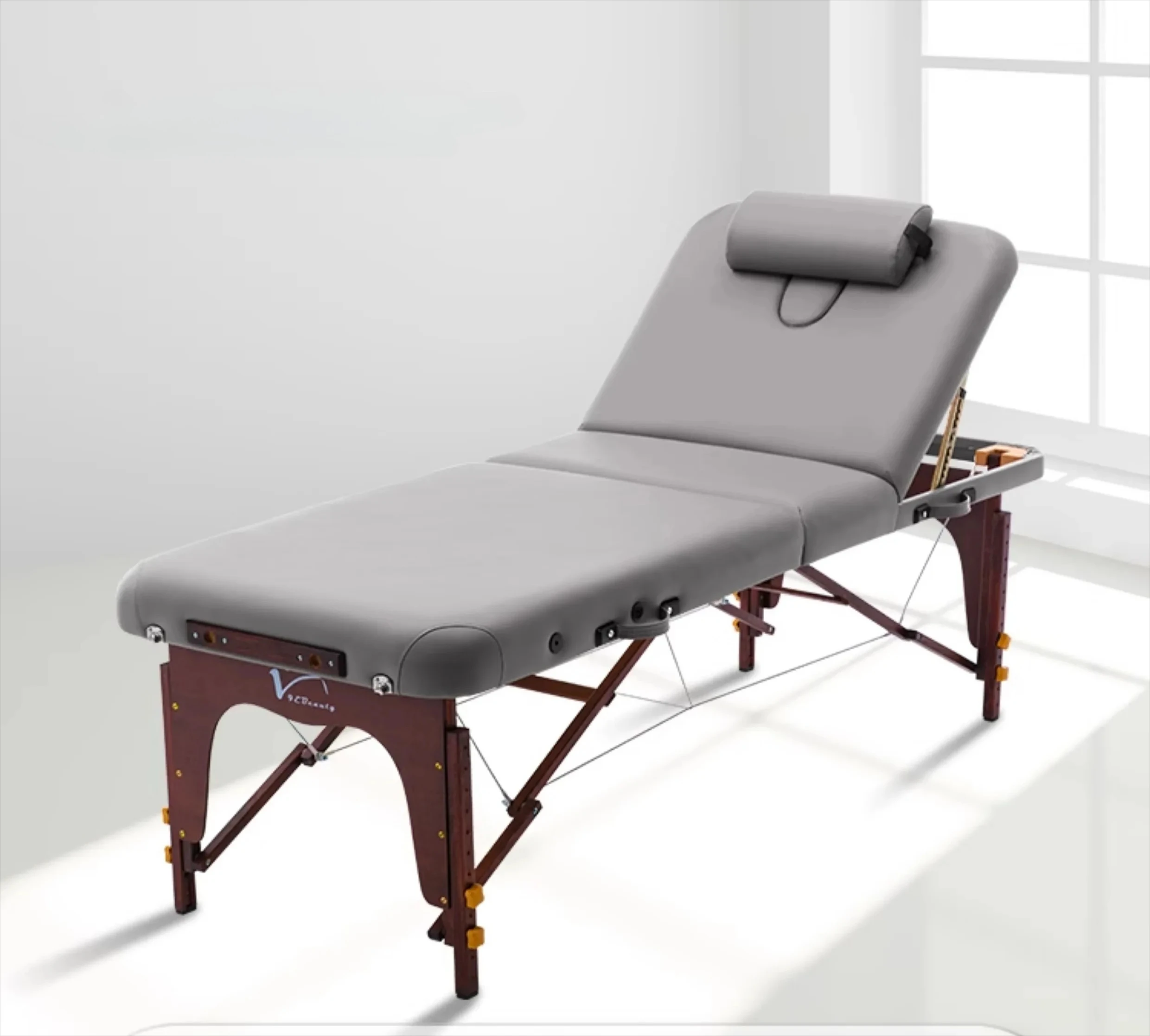 Folding Massage Bed for Home Use, Portable Therapy Bed for Acupuncture,  and Beauty Treatment
