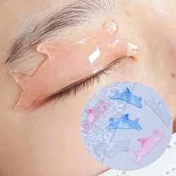 Libeauty 1 Pair Dolphin Shape Reusable Silicone Eyelash Perm Lash Rod Shield Lash Softening Pads Eyelash Curler Makeup Tools