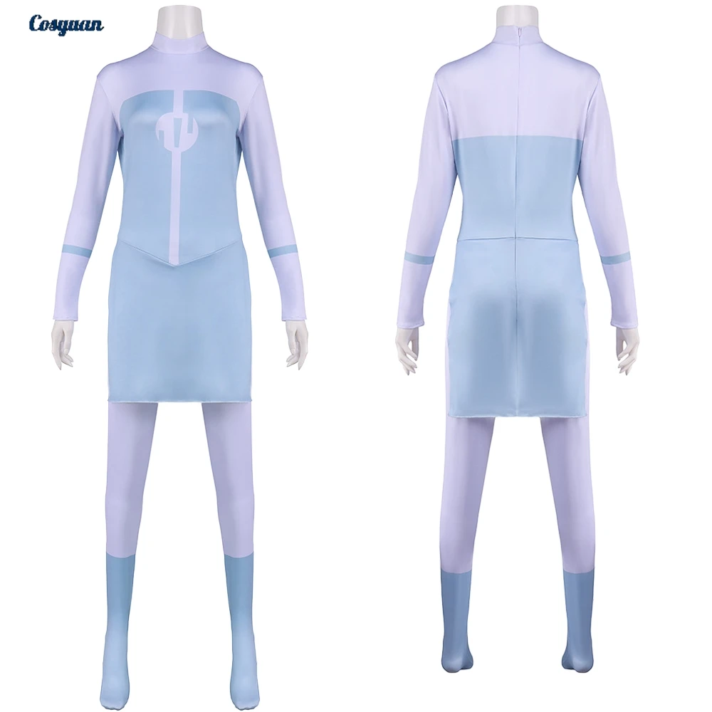 

Cartoon Invincible Cosplay Anissa Women Jumpsuit Clothes Party Disguise Roleplay Female Halloween Costume Carnival Outfits Suits