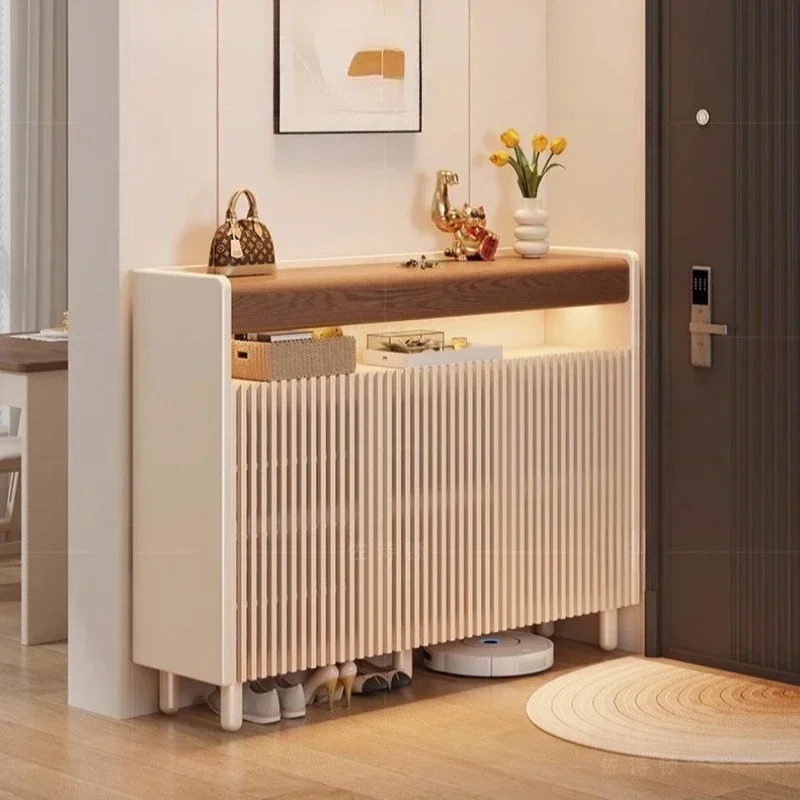 Armario de madera Miravia Live, mueble económico para el hogar, zapatero de madera, organizador de almacenamiento de zapatos, armario para zapatos de entrada.