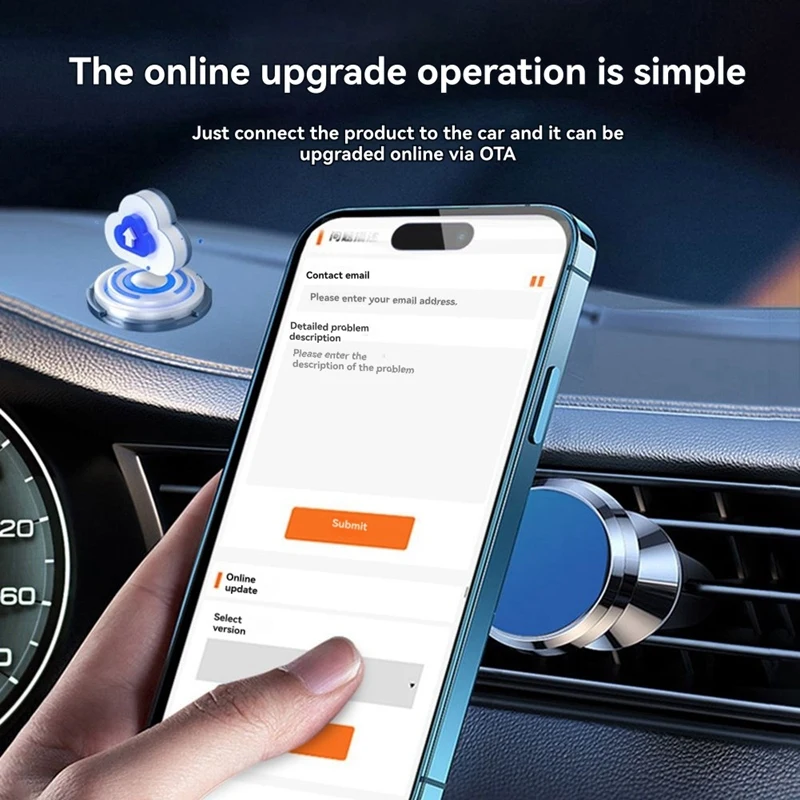 Super Sale Mini SE Pro Car CarPlay Adapter Wireless Support CarPlay & Android Auto for IOS Android Plug & Play