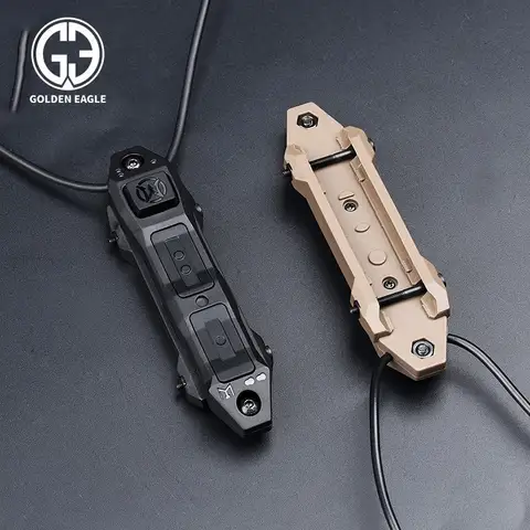 Surefir M300 M600 손전등 버튼 SF 2.5 3.5 플러그 Fit DBAL A2 PEQ15 를 위한 전술적 Airsoft 이중 기능 원격 압력 스위치