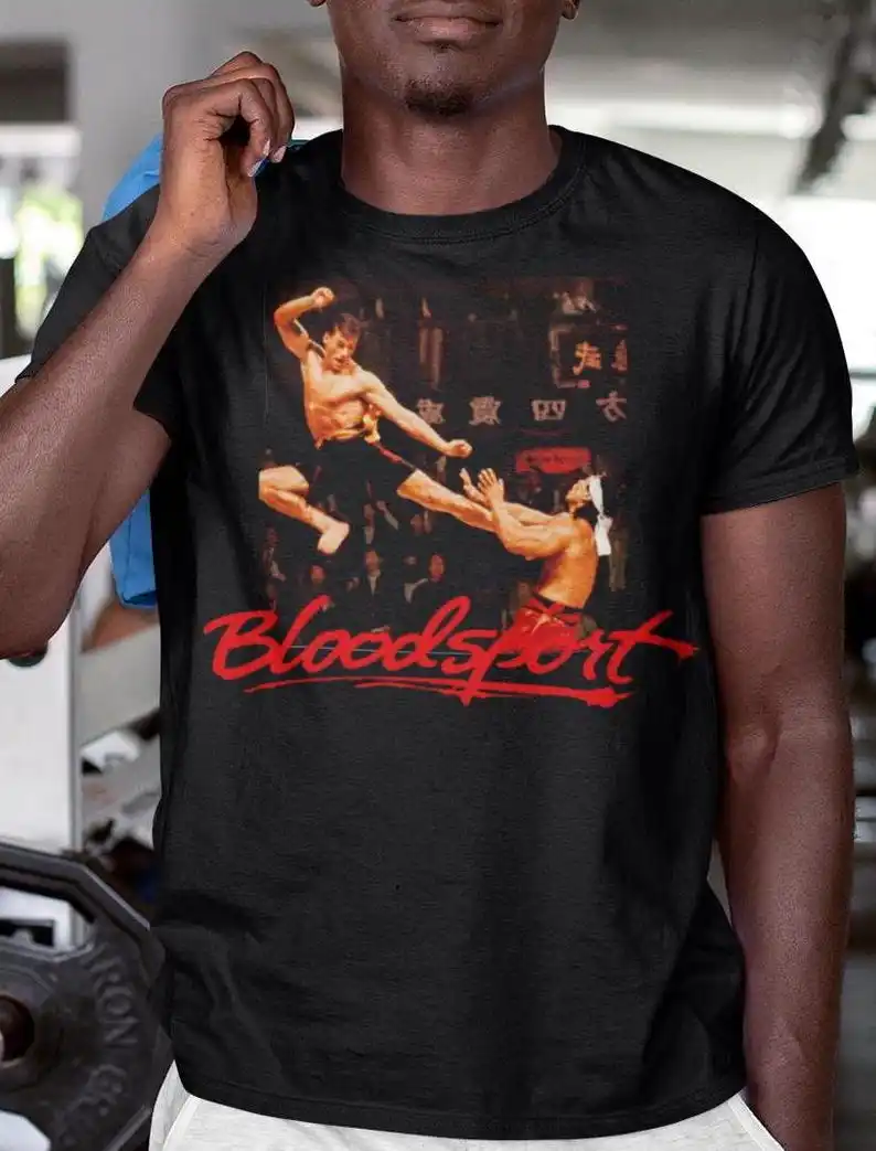Bloodsport Shirt, Jean Claude Van Damme T-Shirt, Martial Arts Tee, Action Movie Fan Shirt, Classic Film Tee, Kickboxing Top