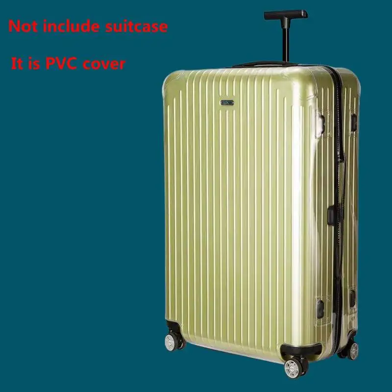 Luggage Covers for Rimowa Essential Lite with Zipper Suitcase Protector Cover PVC Clear Dustproof Protecter Cases Accessories