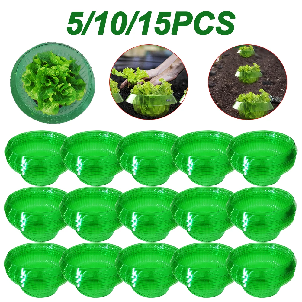 5/10/15pcs Snail Collars Slug Protection Vegetables Covers Reusable Plant Snail Collar Guard Garden Snail Protection Rings Cover