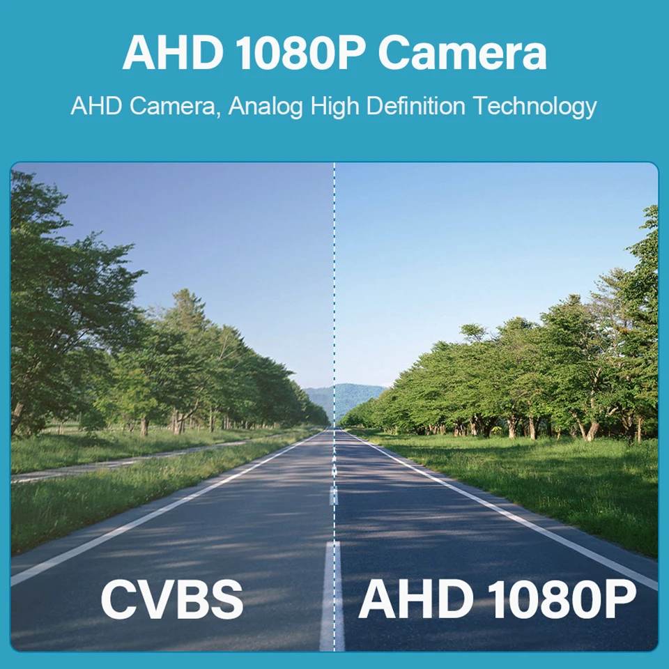 HaiSunny HD AHD 1080P telecamera frontale per Audi Q2L 2018 2020 2021 impermeabile visione notturna CVBS griglia parcheggio telecamera Fisheye