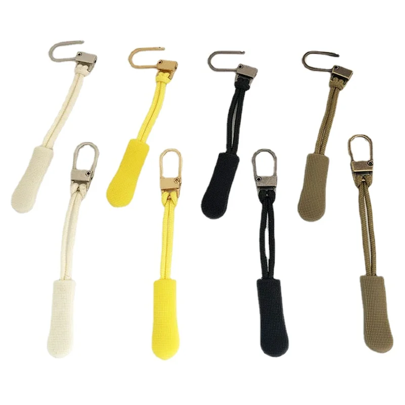 

20pcs/Lot Detachable Zipper Pull Tab Luggage Clothing Leather Bag Accessories Backpack Leather Bag Tent Pull Handle