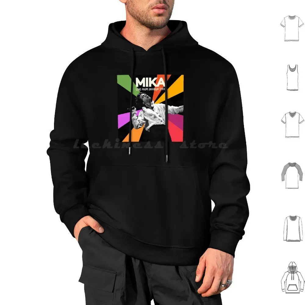 Mika Live From Brooklyn Steel Hoodies Long Sleeve Mika Live From Brooklyn Steel Brooklyn Mika Music Aesthetic Europe