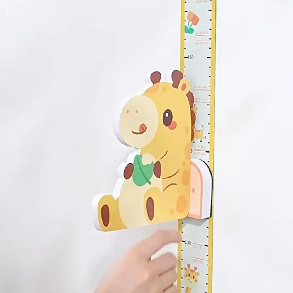 3D Children's Magnetic Sticker 65-180cm Magnetic Adsorpt Stereo Height Ruler Cartoon Decorative Baby Height Wall Stickers