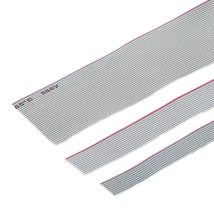 1Meter 0.635MM/1.0MM/1.27MM PITCH Grey Flat Ribbon Cable 8/10/16/20/40 Pin 28AWG WIRE for IDC FC 1.27MM/2.0MM/2.54MM Connector