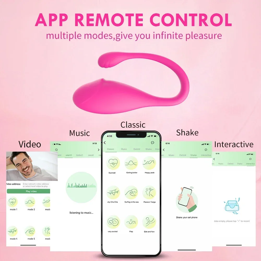 ไร้สายบลูทูธ APP Vibrator หญิงรีโมทคอนโทรลไข่ Clitoris Stimulator G Spot Massager ของเล่นสําหรับผู้หญิงผู้ใหญ่กางเกง