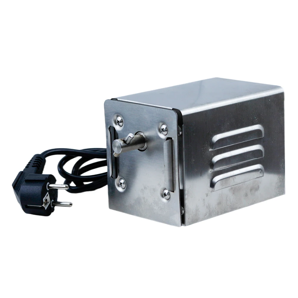 Barbecue Électrique Jetable à Moteur Rotatif pour Cochon, Agneau, Chèvre, Charbon de Bois, Rôtissoire d'Extérieur, 70kg, 110V, 15W