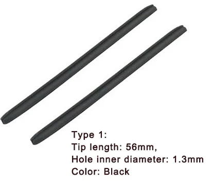 20pcs DT017 New Anti Slip Glasses Temple Tips Accessories Optical Frame Temples Eyeglasses Silicone Temple tip view 5