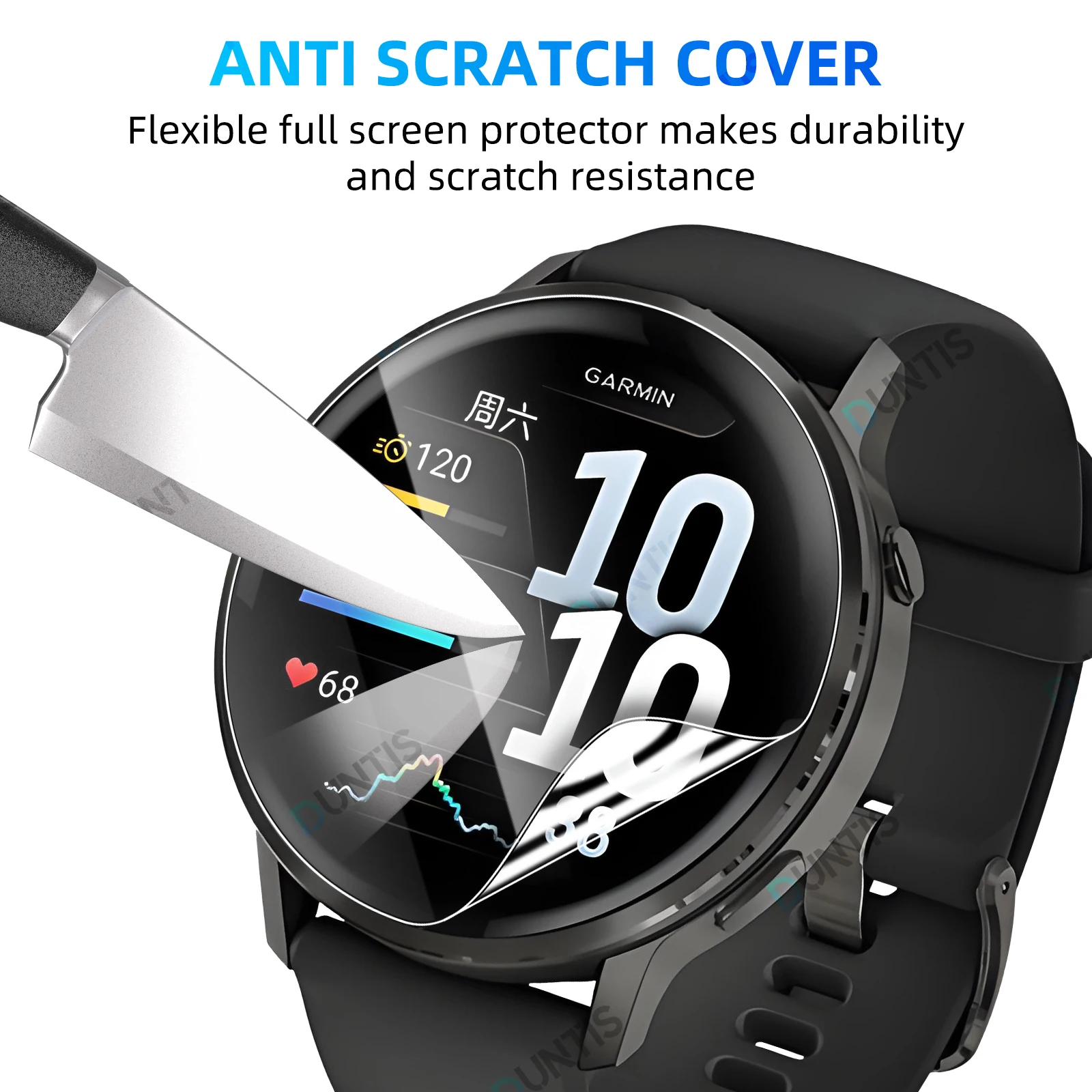 Garmin Venu 4 45mm 41mm용 화면 보호기 긁힘 방지 하이드로겔 필름, HD... - 3