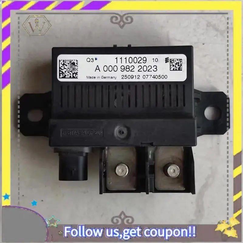 ABXV-0009822023 Battery Relay Monitoring Control Module For Mercedes Benz A S G C V CLASS AMG GLK CLS Fuse Box Voltage Module