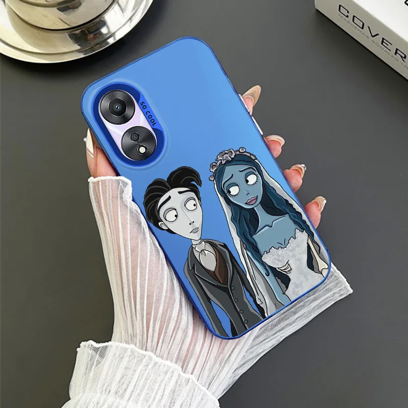 Cartoon The Nightmare Before Christmas For OPPO A 31 37 38 55 57 58 74 76 78 94 98 Reno 6 7 8 Z T Pro Colorful Phone Case Cover