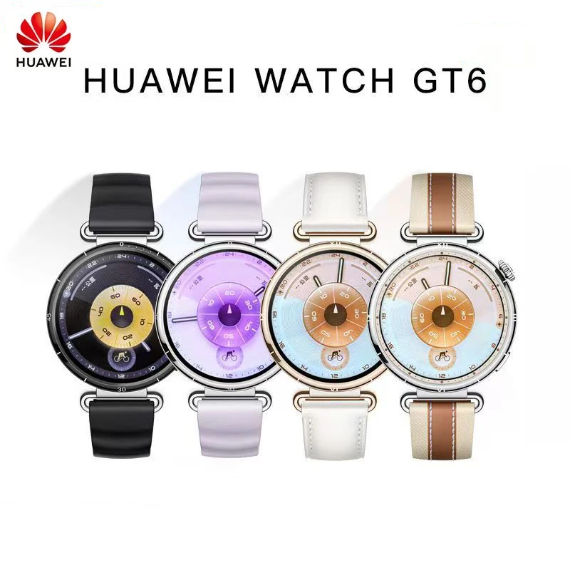 

2025 New HUAWEI WATCH GT 6 Smart Watch Emotion Monitoring Health Management Sports Riding Long Endurance Authentic