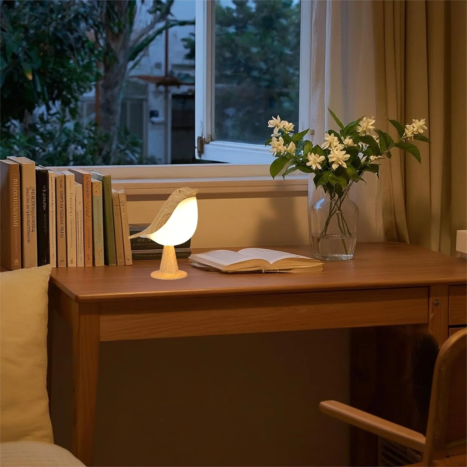 

Small Cordless Bedside Lamp Touch Sensor Night Light For Kids With 3 Level Brightness Rechargeable Desk Lamp For Bedroom Office Dorm