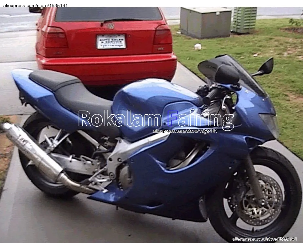 

Moto Bodywork For Honda CBR600 F4 99 00 CBR600F4 1999 2000 F4 CBR600 Blue ABS Motorcycle Fairing Kit (Injection molding)