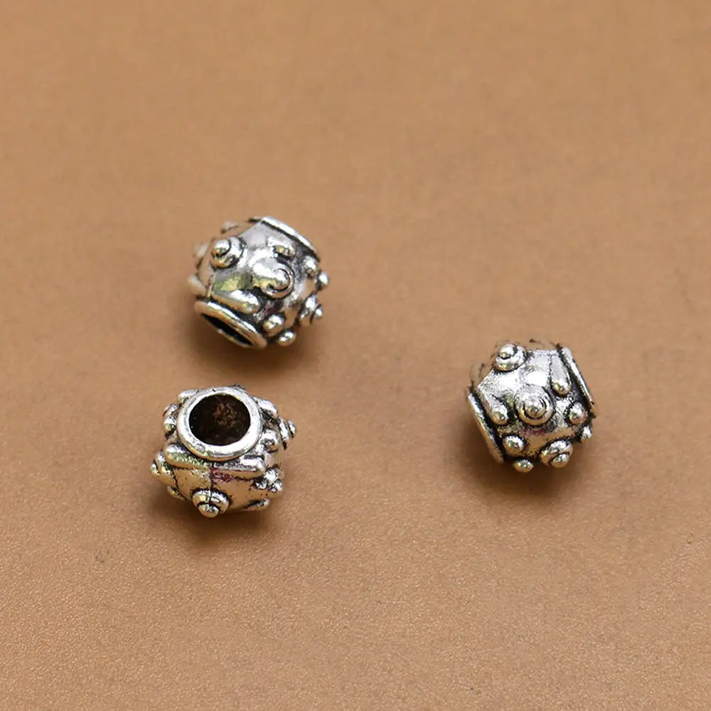 50Pcs Alloy Pendant Charms Thorn Bead DIY Jewelry Components for Necklace Bracelet Earrings Craft Projects Alloy Pendant Charm