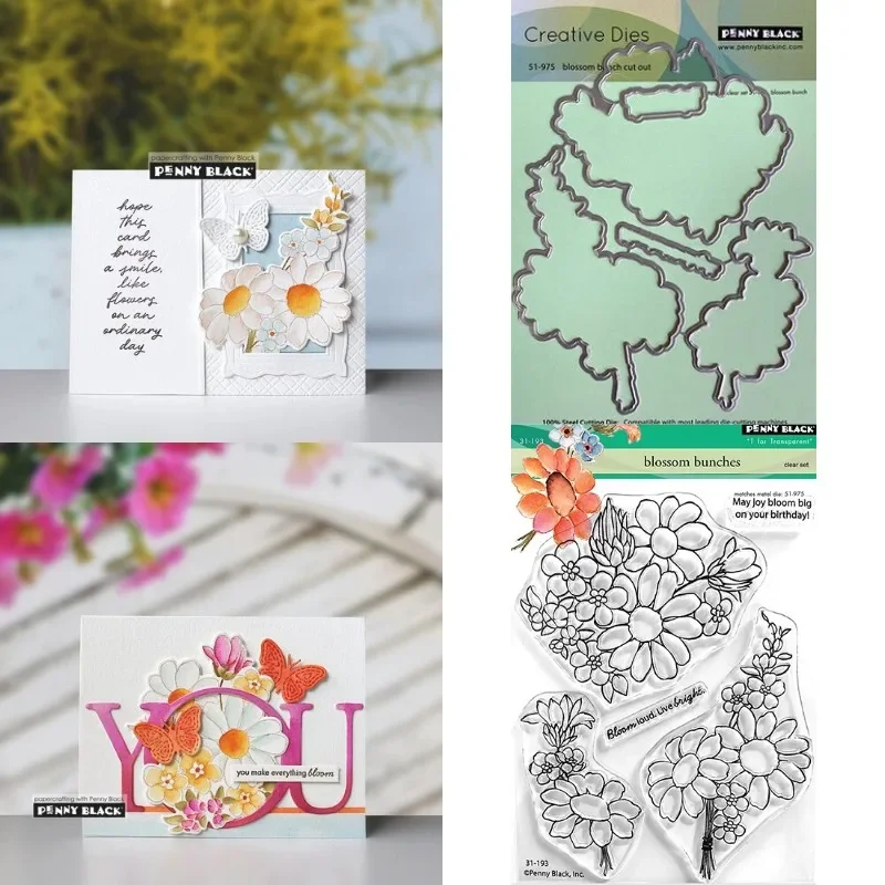 Narcisdagen Zachte bloemblaadjes Metalen snijmallen en stempels voor scrapbooking stencil embossing mal DIY papierkaarten ambachtelijk snijden - afbeelding 1
